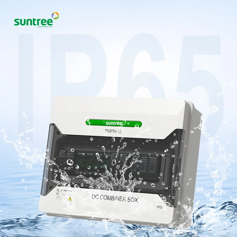 Combiner Box 4 in & 2 Out Pv Battery Pv Photovoltaic Pv Combiner Box with lightning Combiner Box for Battery