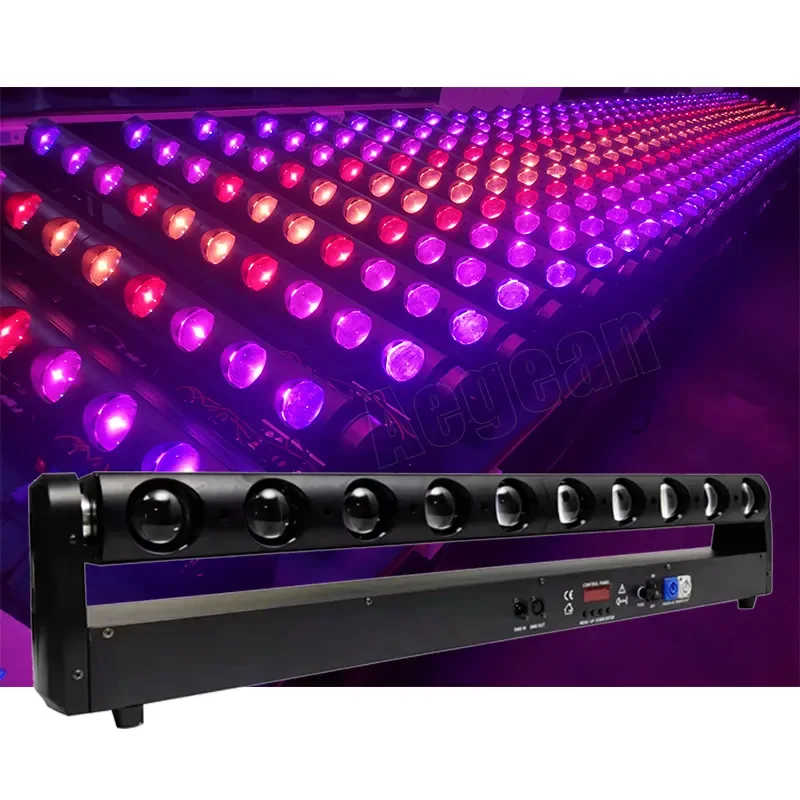 New 10X40W RGBW Linear Led Moving Head Light Stage Light For Dj Party Wedding