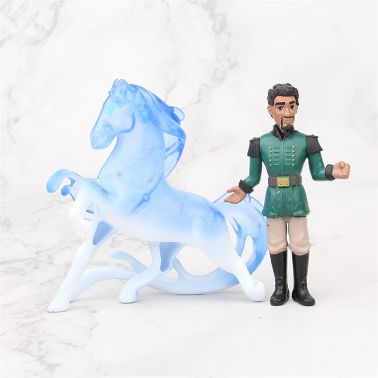 Hot Sale Frozens Princess Action Figure Elsas Annas Figure Doll Factory PVC Toy for Cake Topper Frozens Anime Figure