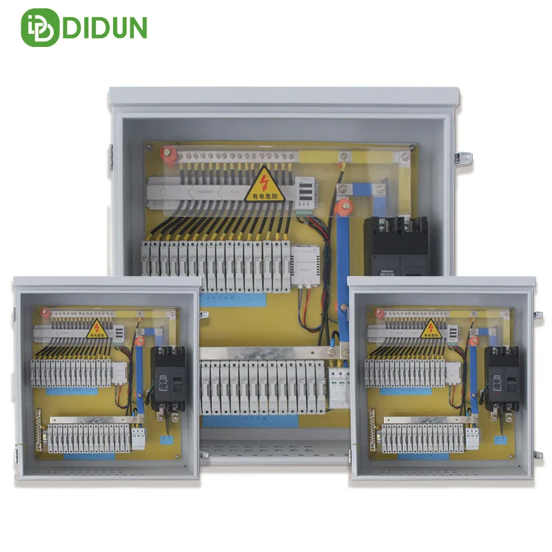 High Quality DDGH 26 28 30 32 in 1 out Waterproof IP65 Outdoor 3 Phase 36Way Solar Photovoltaic Smart PV Combiner Box