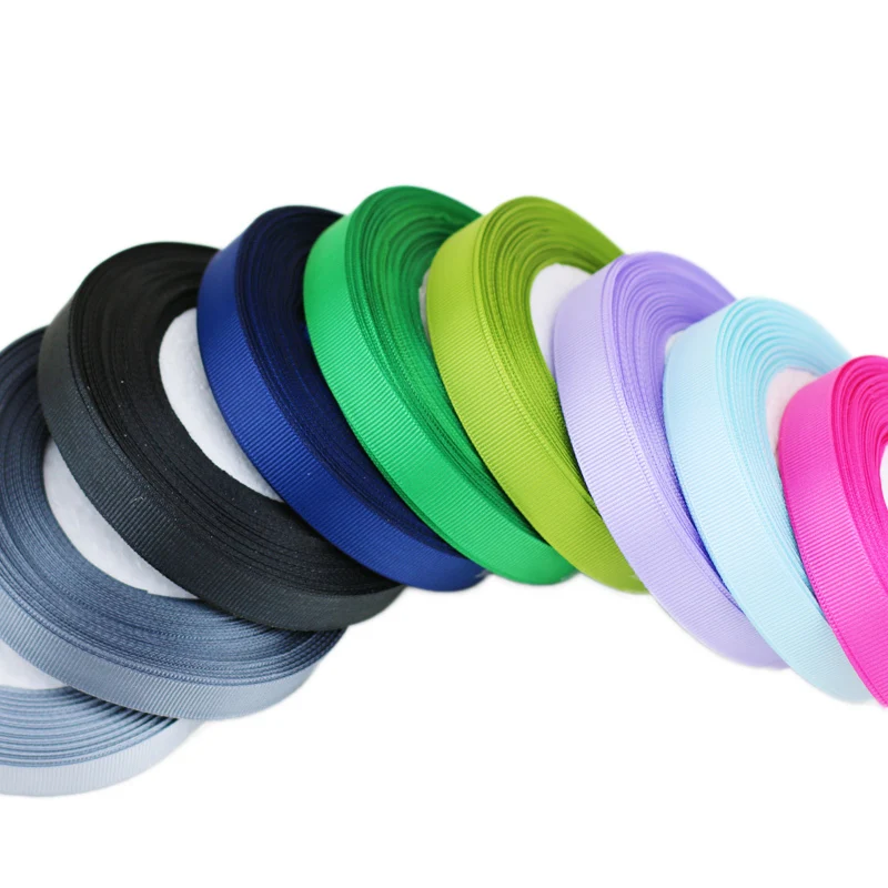 (10 meters/roll) 12mm Grosgrain Ribbon Wholesale Gift Packaging Decoration Holiday Party Christmas Ribbon