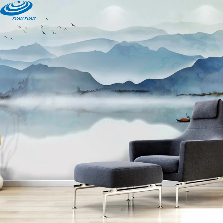 Factory price home decorative printable inkjet seamless non-woven wall cloth