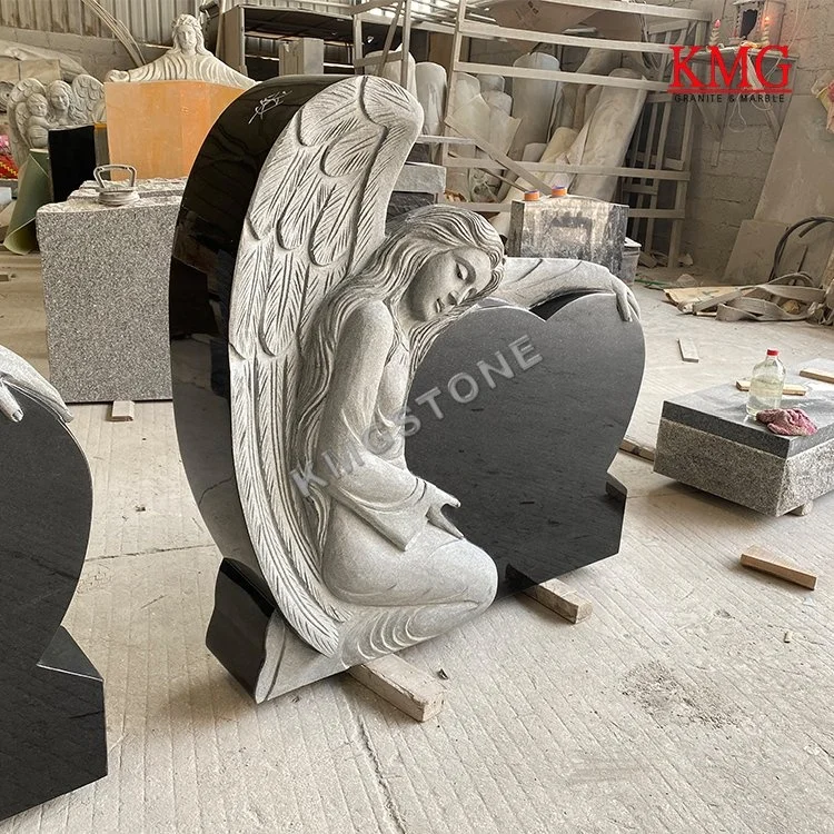 American Style Granite Tombstones Marble Headstone for Cemetery Use with Warranty