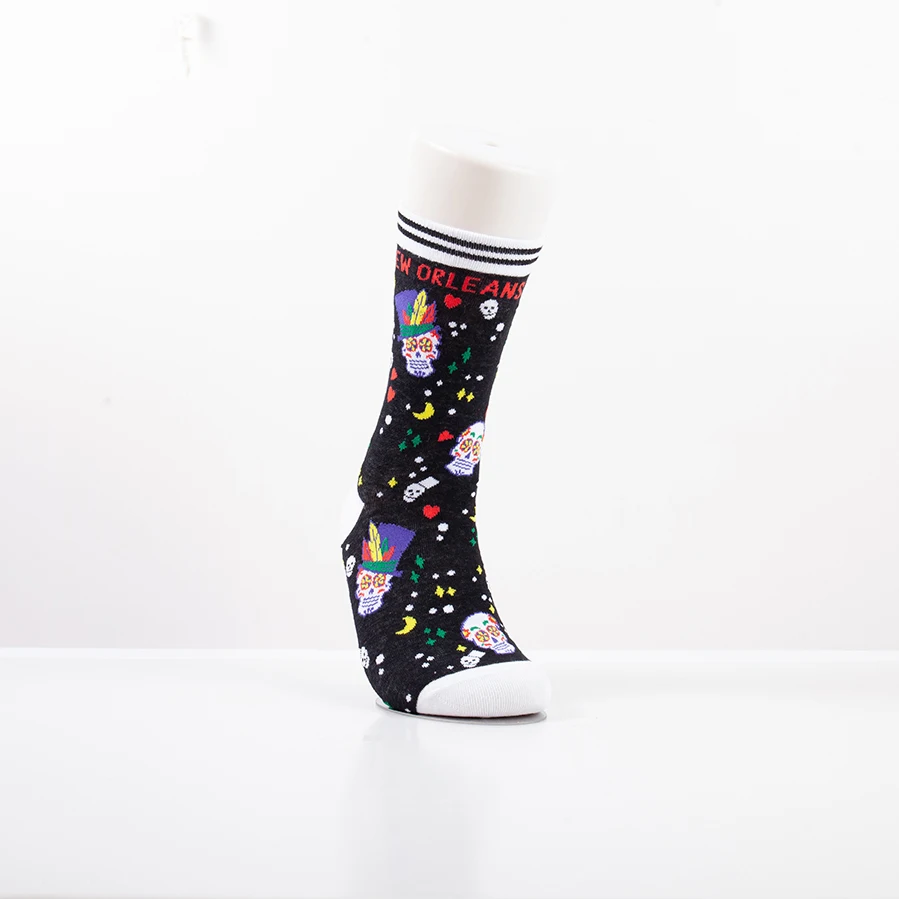 Top quality men fashion socks crazy unisex socks logo wholesale