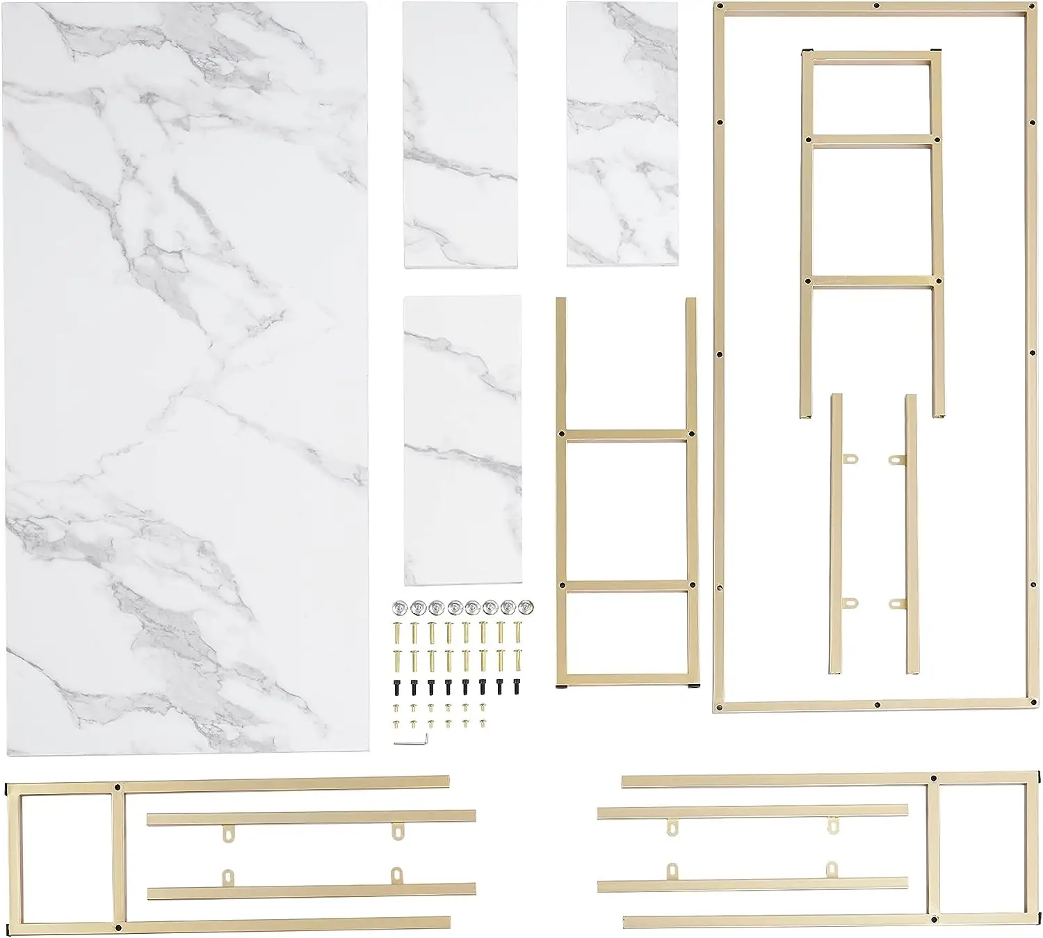 Multi-purpose office computer desk White game desk Family desk