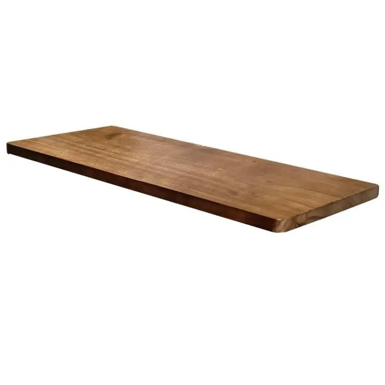 Home Decor Natural Solid Wood Floating Wall Decor Storage Shelf