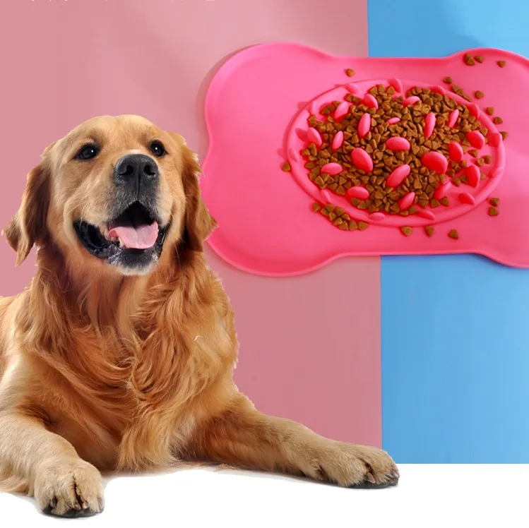 
Eating Bowl Pet Puppy Dog Cat Slow Feeder Feed Dish Anti Slip Choke Bloat Water Bowl 