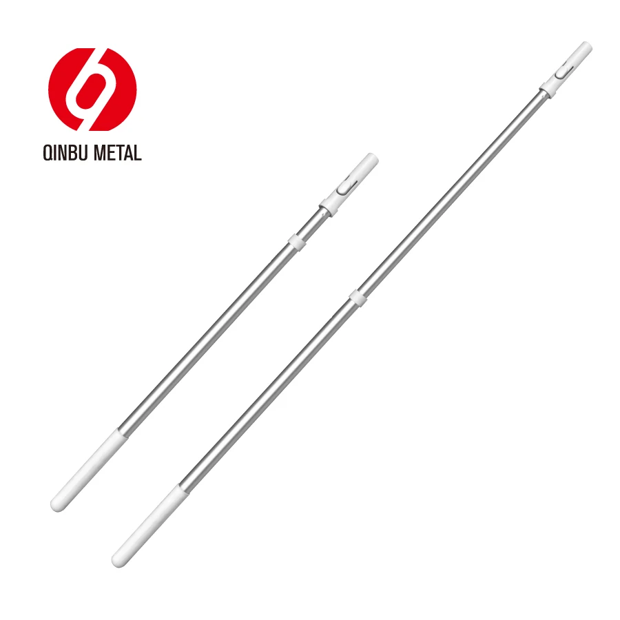 Customized Heavy Duty  Aluminum Telescoping Telescopic Pole With Spring Button Lock