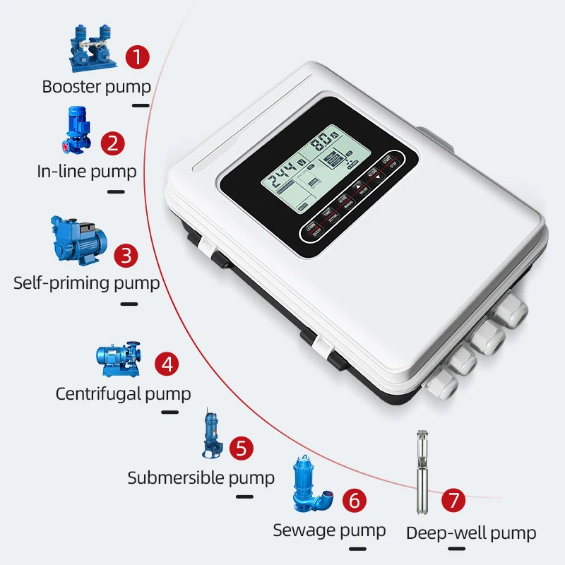 Intelligent Water Pump Controller with Capacitor Household Tank Water Level Controller
