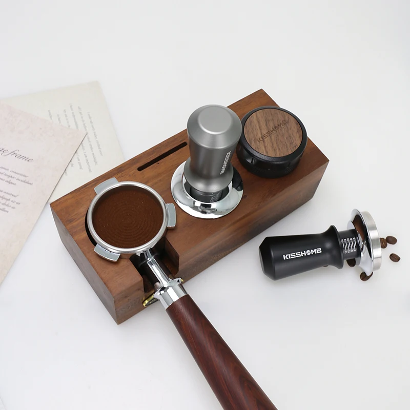 Espresso Barista Tools Constant Pressure Aluminum Handle Spring Calibrated 30Lb Dual Coffee Accessories Tamper