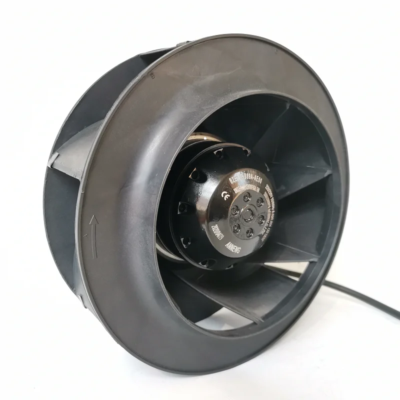 225mm AC Centrifugal Fan Backward Blower Air Purifier External Rotor Motor Electric 2 Years 110/230V 40000h+ Cast Aluminum IP44