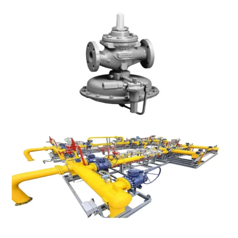pressure reducing regulating skids Emerson Fisher Models 1098-EGR and 1098H-EGR WIKA pressure gauge sets