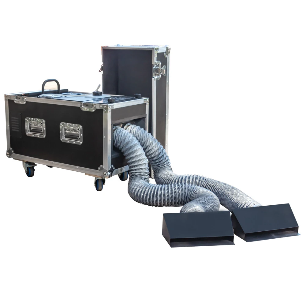3000w Low Lying Fog Machine Water Base Dual Output Ground Smoke Machine For Stage Wedding Disco Party