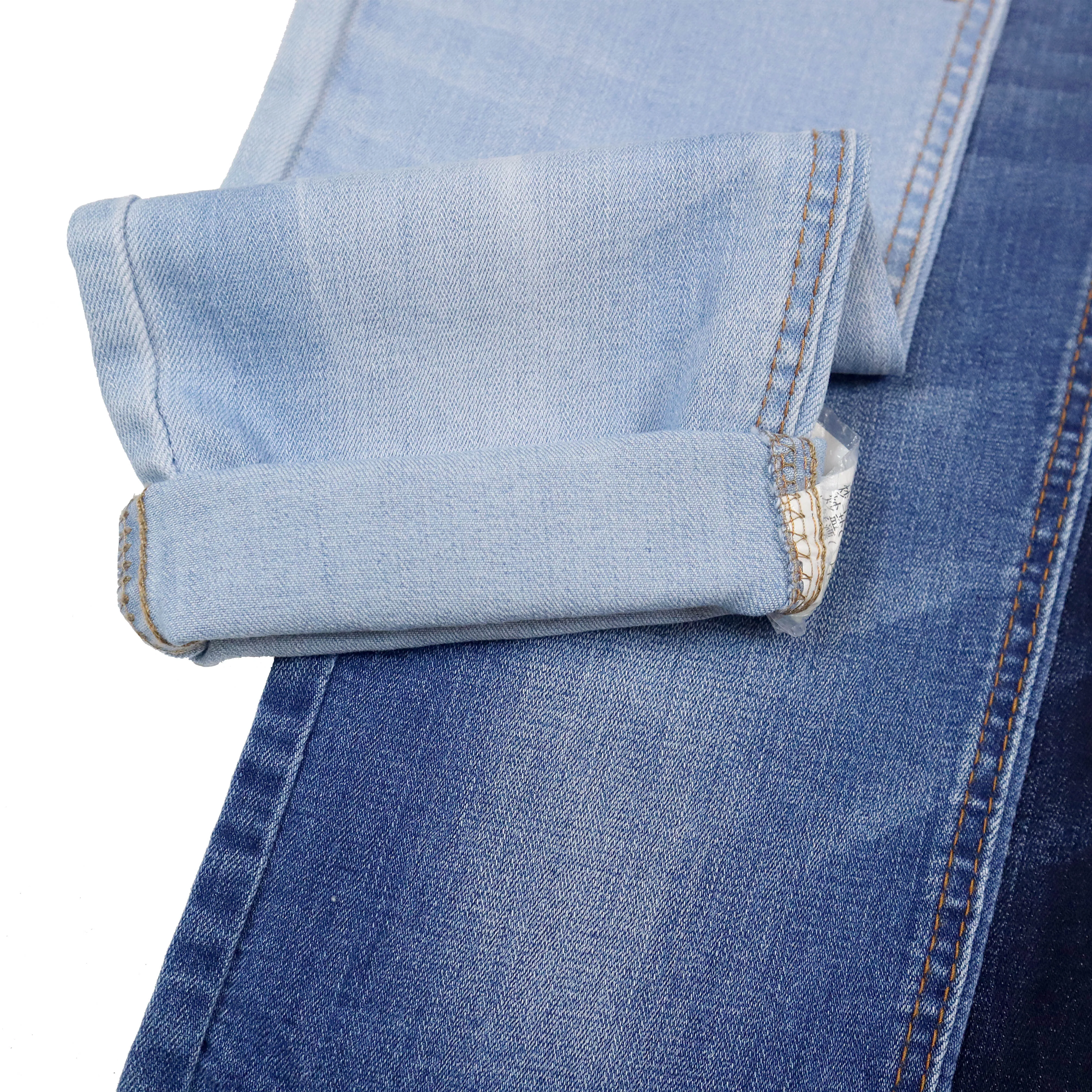 CF-37328 69%cotton 26%polyester 3%rayon 2%spandex metallic denim fabric price in pakistan tie dye denim stretch fabric