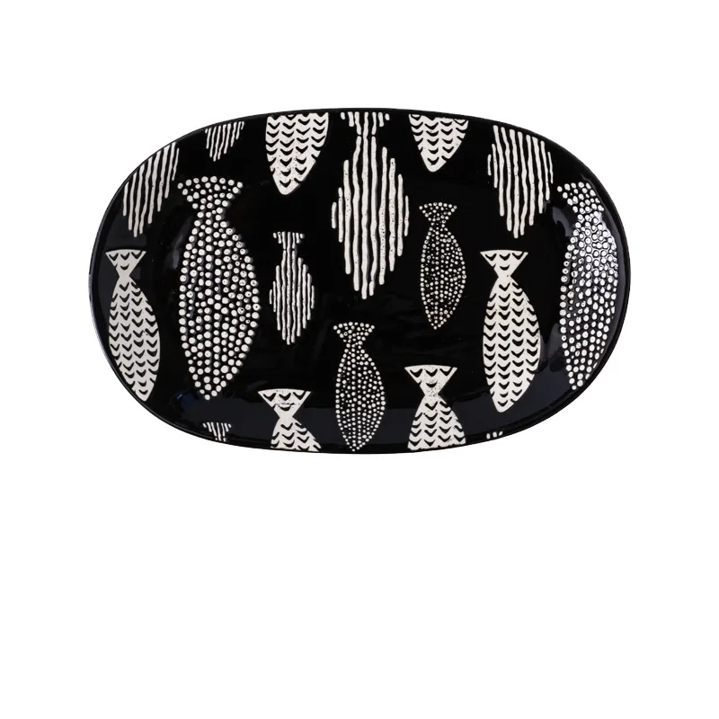 Керамическая тарелка с героями мультфильмов, милая Керамическая Детская тарелка для завтрака, блюдо, десерт, фрукты, тарелка для закусок, столовые приборы в виде животных, чаша, посуда