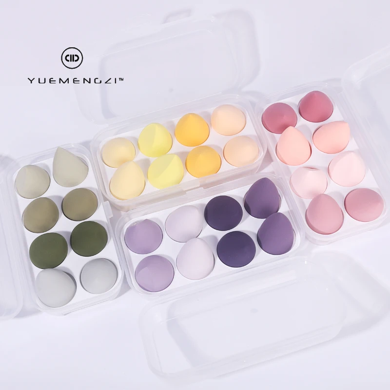 Wholesale Private Label Custom Safe Material Latex Free Sponge Packaging Custom Logo Makeup Sponge Blender Set