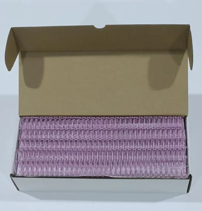 Notebook calender 3/4 inch 19.1 mm 23 loops multicolor Double loop spiral metal wire Double spiral loop