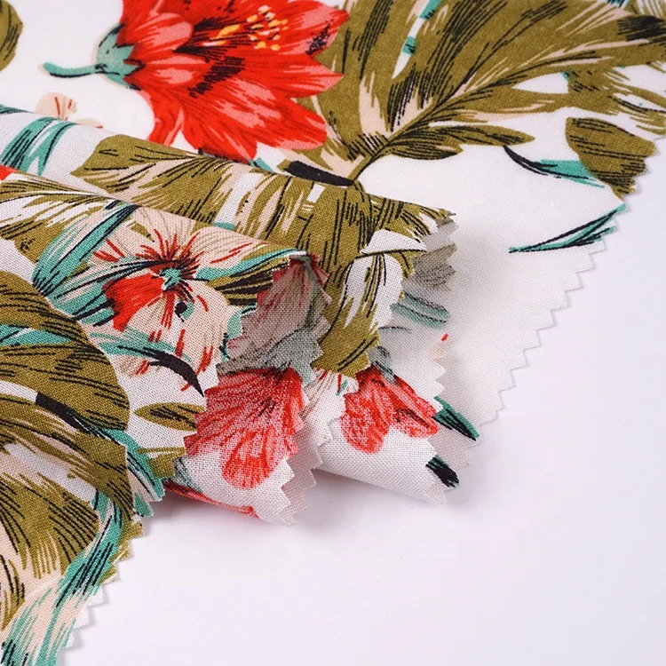 Готовые товары, вискозный материал, большой цветочный узор, плетеная вискозная простая ткань для платья