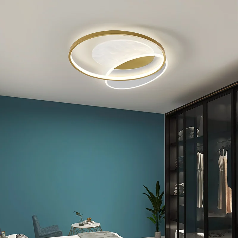 40WCircular 52 acrylic light modern LED ceiling light fixed ring indoor Bedroom Guest Room Living Room Dining room ceiling light