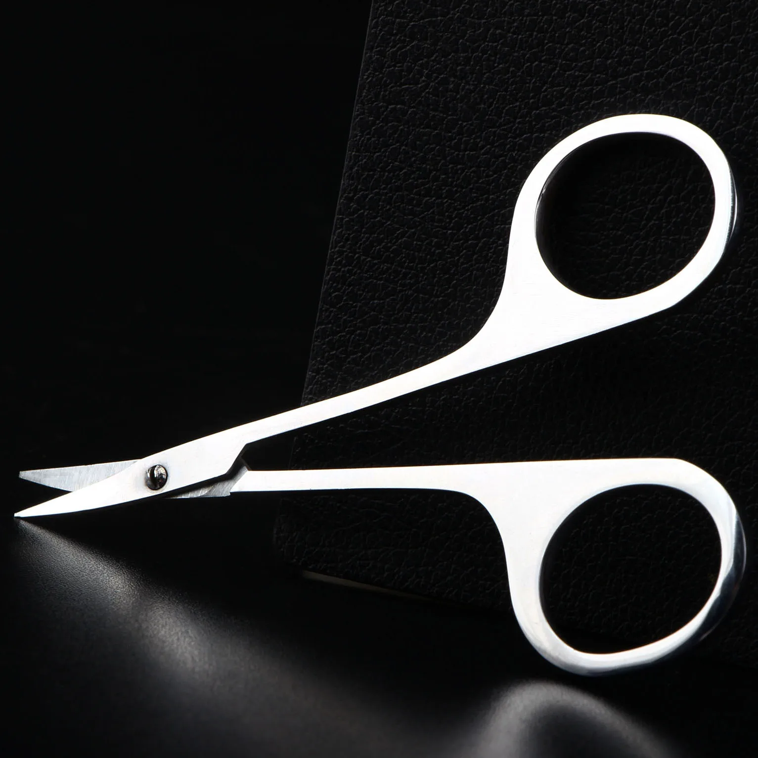 Уникальный дизайн, изогнутые ножницы для кутикулы из нержавеющей стали, обрезка волос в носу, маникюрные ножницы, ножницы для ногтей