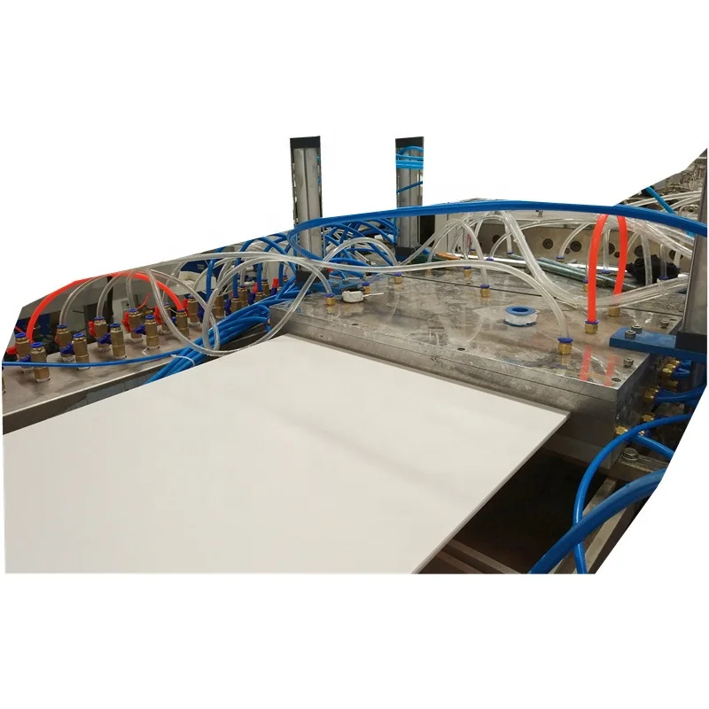 600mm width PVC sheet ceiling panel plastic tile plate extruder machine