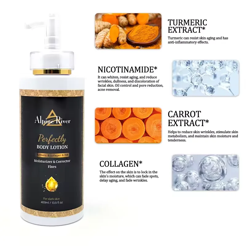 OEM Glutathione Vitamin C Body Lotion Glutamic Acid Facial Nourishing, Firming Body Essence Brightening Moisturizing Lotion