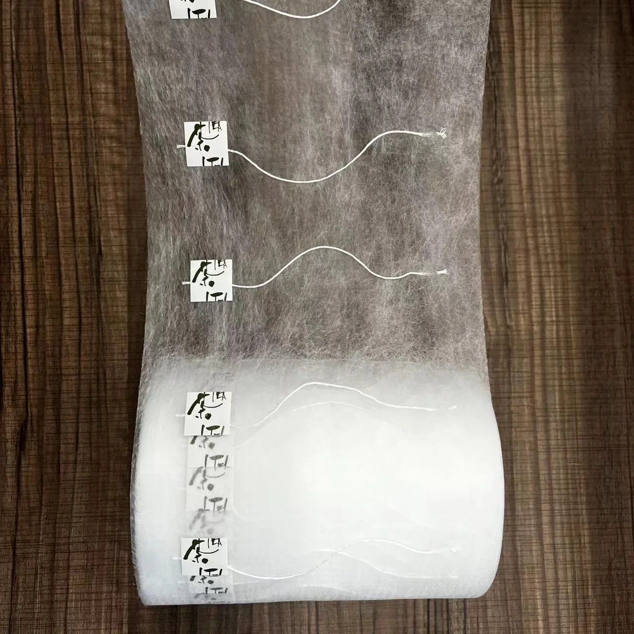 PLA non-woven biodegradable tea filters roll bagged tea packaging for food teabags