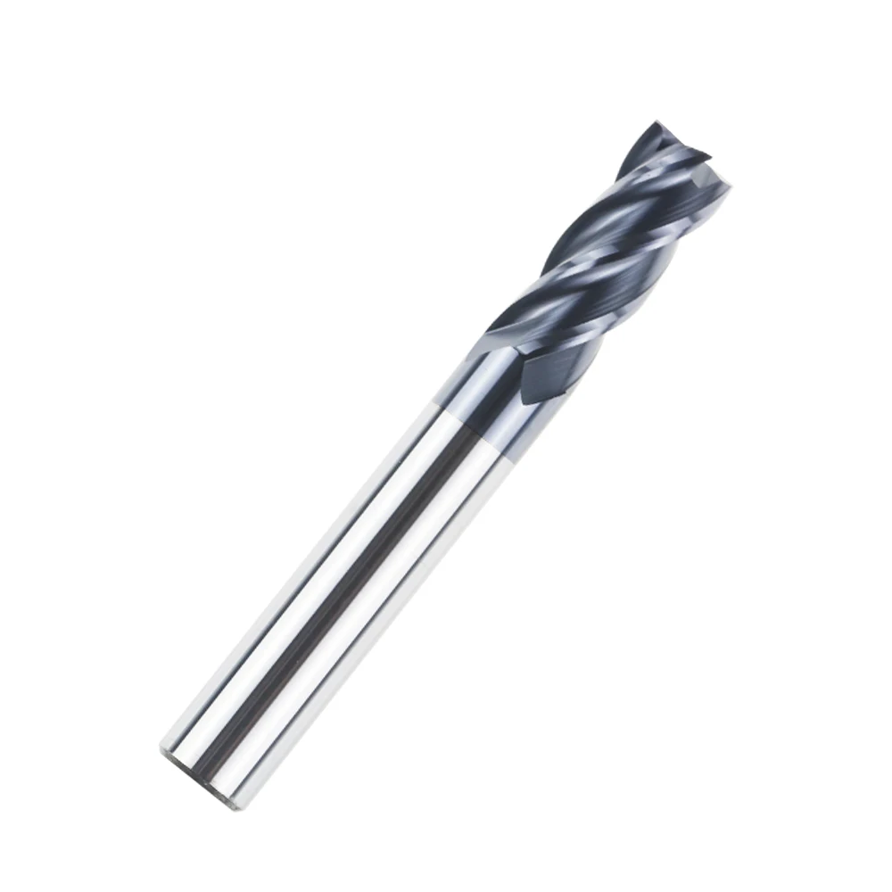 Ball Nose End Mills Solid Carbide Aluminium Mill Cutter Bit 62 Degree 12Mm 3 Flute Endmill