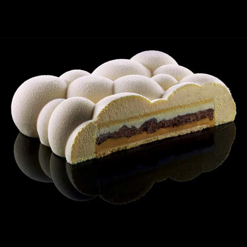 Irregular Cloud Design Silicone Cake Mold 3D Cupcake Jelly Pudding Cookie Muffin Soap Mould DIY Moule Baking Tools
