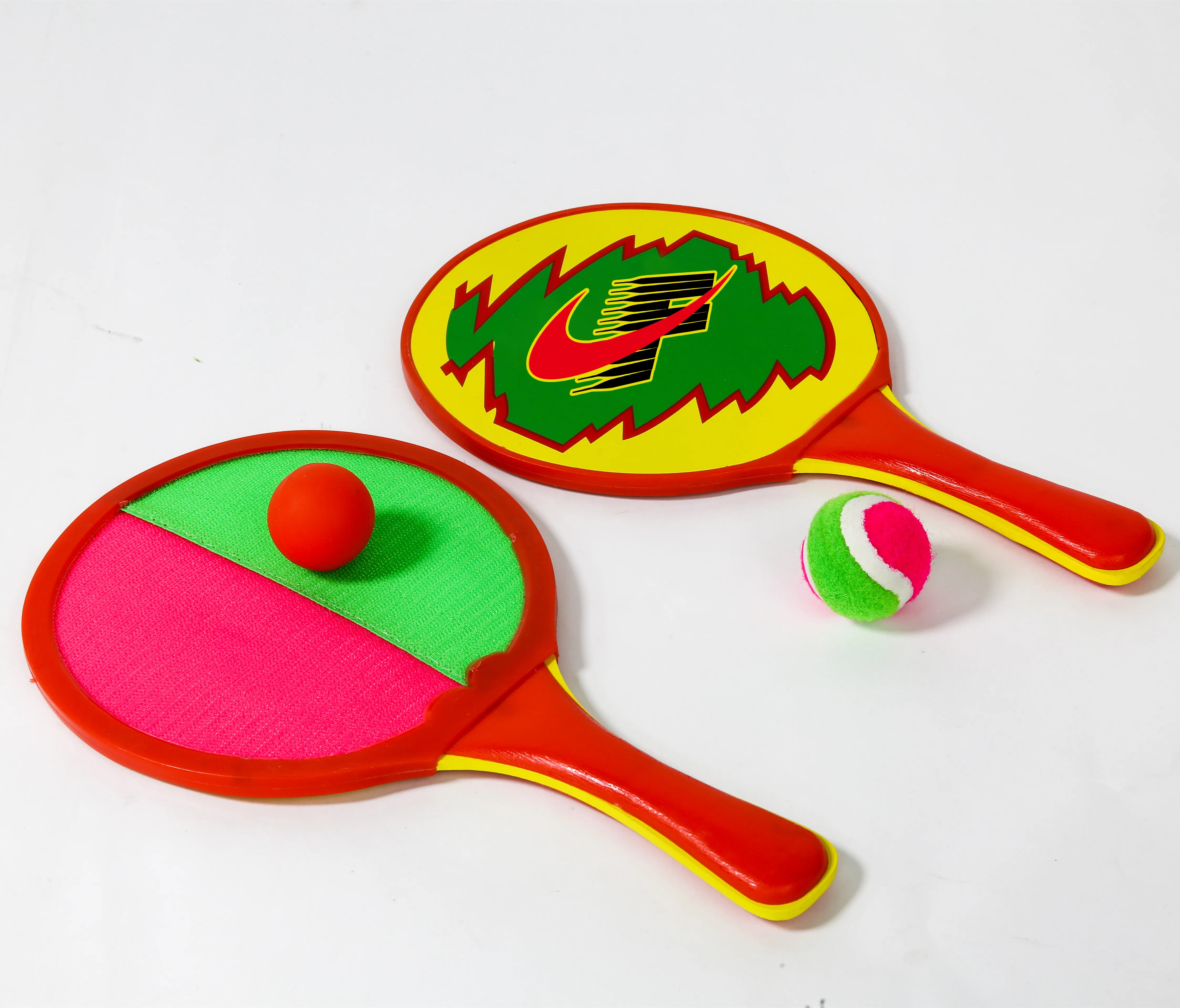 Outdoor Beach Tennis Racket Padel and Catch Pad Set