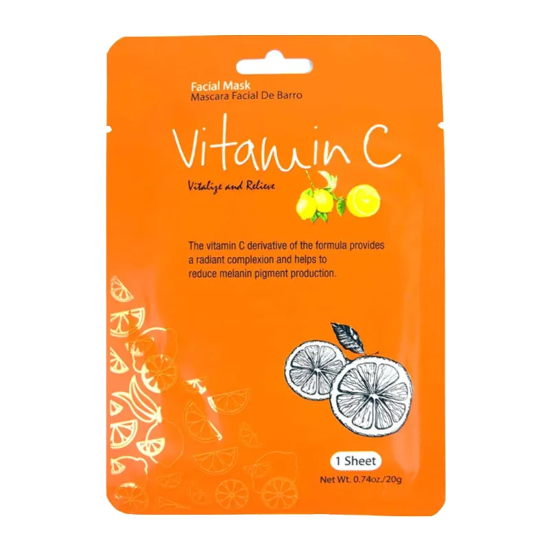 jiajie wholesale sheet moisturizing korean facial mask vitamin c facial mask