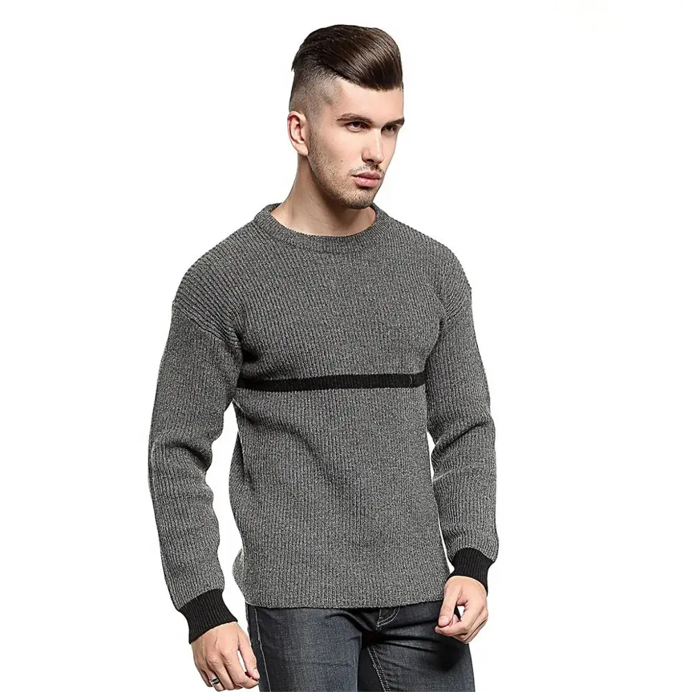 Sweden Antique Man Amry Tactical MILITARY UNIFORM 100% Wool Military Sweater Round Neck Winter Pullover