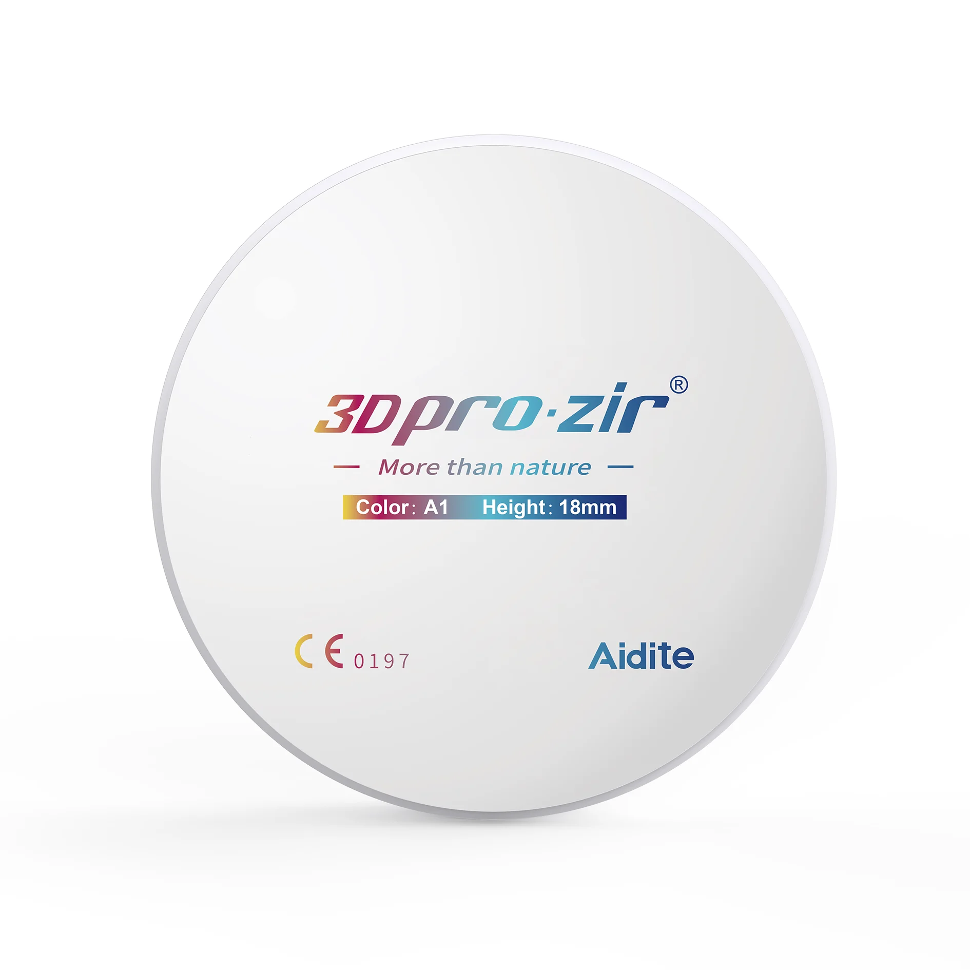 AIDITE Dental zirconium for zirconia dental crown/Bridge