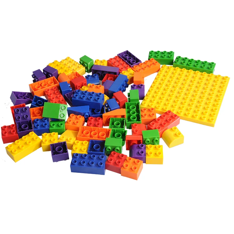 
Hot Sale 72 Pieces Mini Building Blocks With Play Board For Kids 