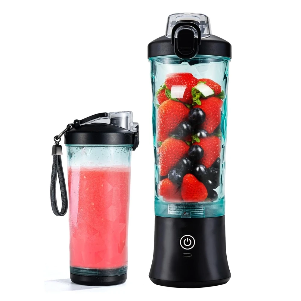 High Powered Portable Blender 600ml Small Blender Mini Shaker Blender