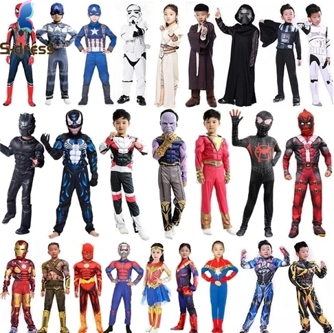 2022 HOT  superhero halloween costume for kids!!NEW