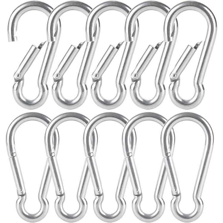 Metal snap trigger dog clips swivel eye bolt hook antique 25mm double action snap hook eye bolt clasp 1/2 snap hooks