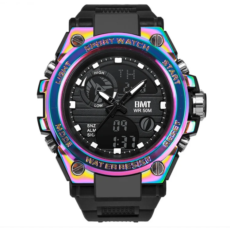 Hight quality multi functional analog digital watch orologio uomo