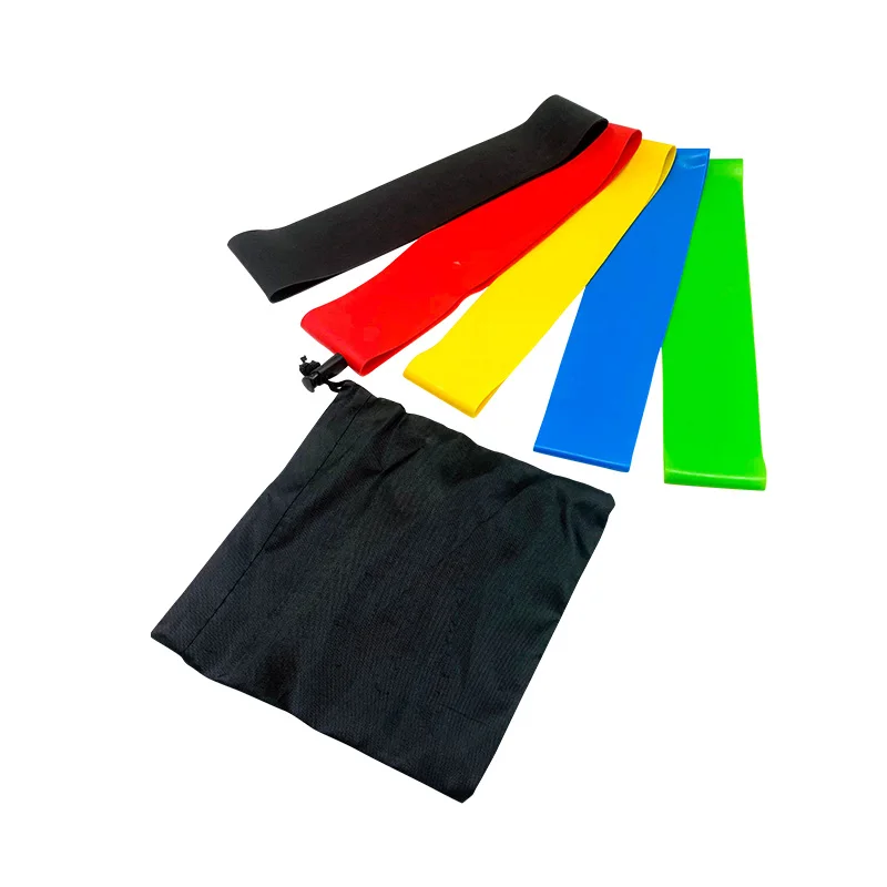 Eco-Friendly Multi-color Choice Durable Fitness Elastic Exercise Latex Loop Booty Band