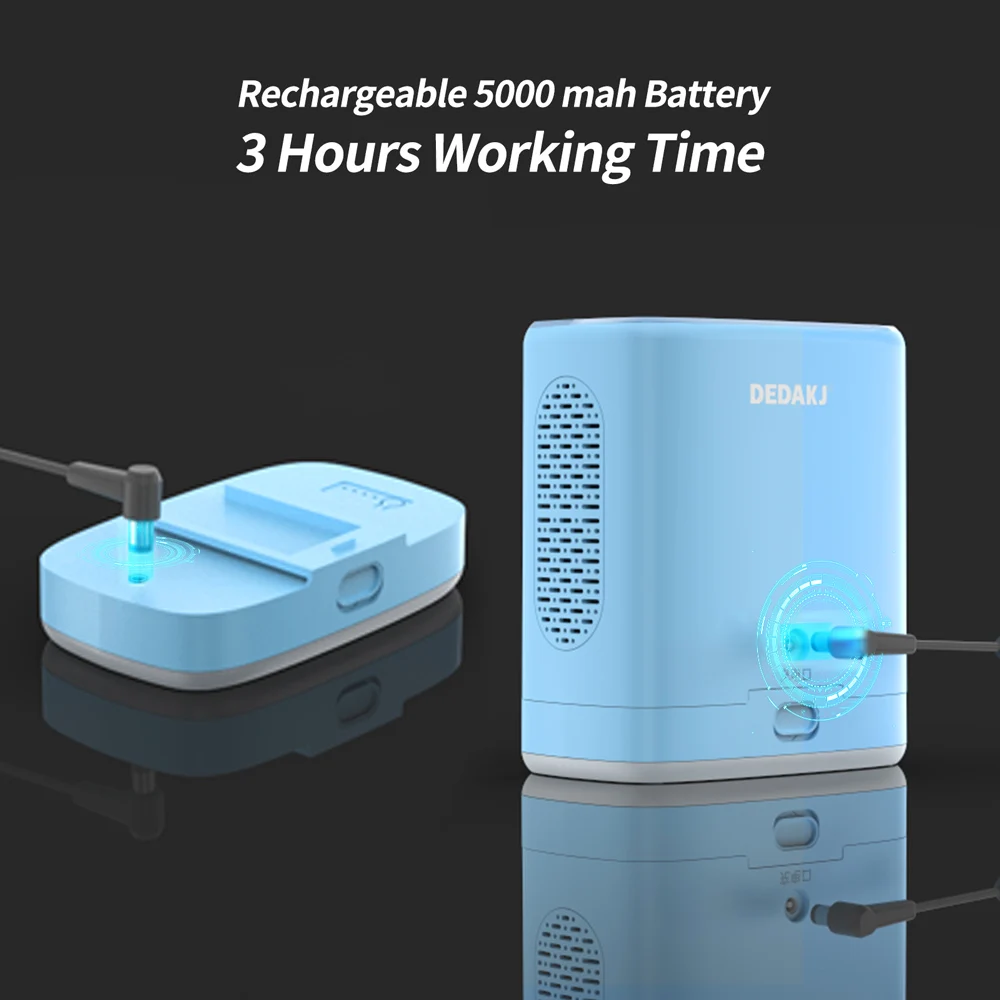 2022 New Design Light Weight Mini Portable Rechargeable Oxygen Generator Concentrator Price Oxygen-Concentrator Compressor With