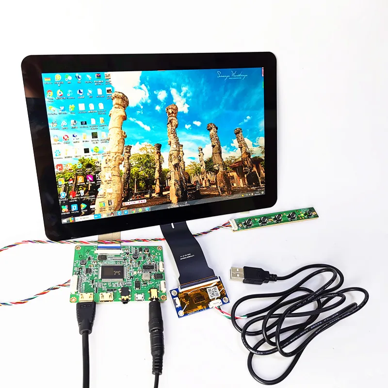 10 inch 2K display capacitive touch display module kit for Car Raspberry pi 3 pi 4 Android  system IPS 2560X1600 LCD panel