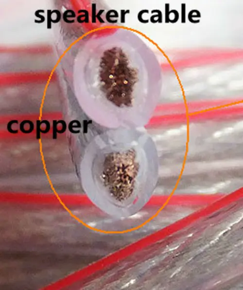 2C Transparent Speaker Wire Hotsale High Performance Audio Cable Use To Home Theater Cable