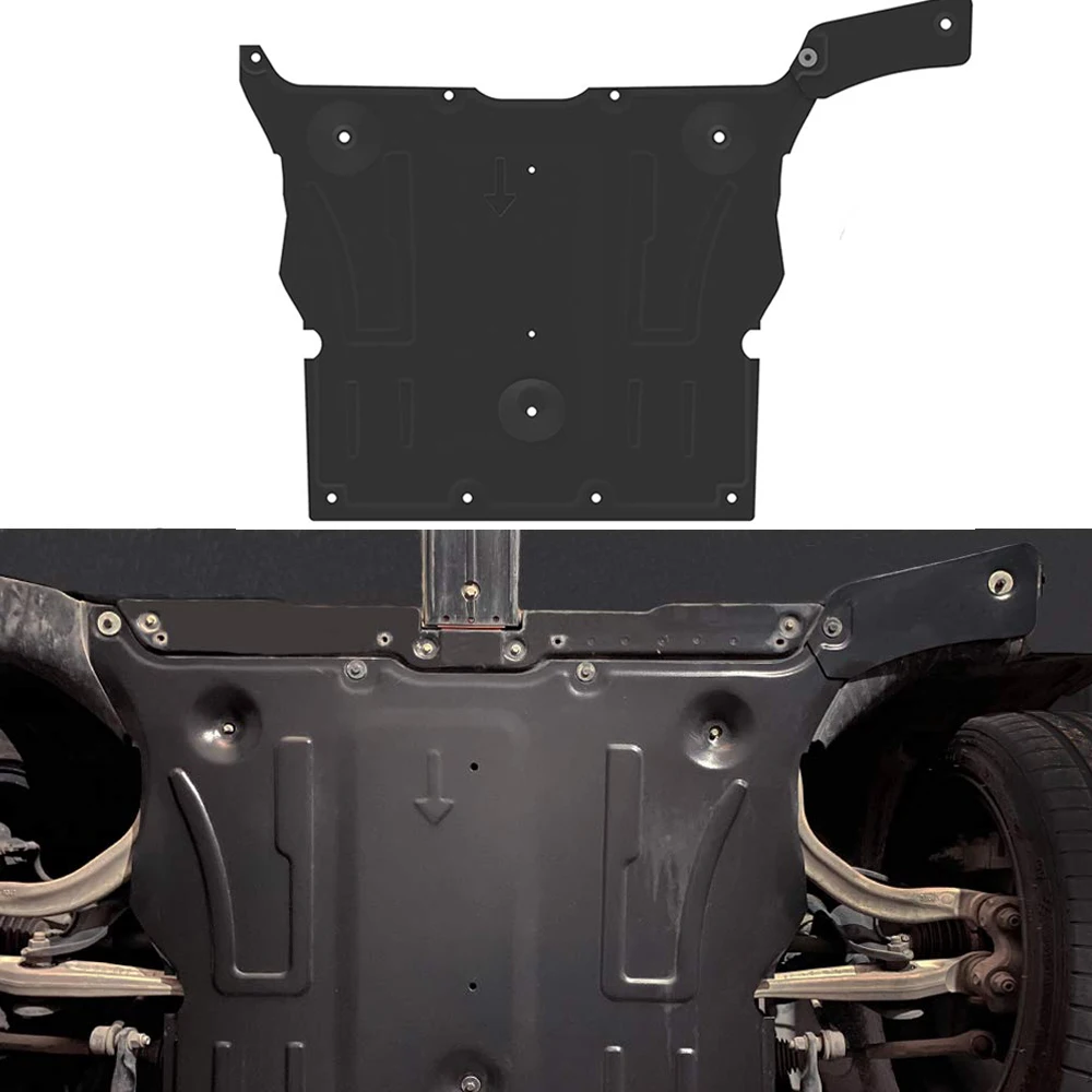 For Tesla Model 3 17-21 Under Engine Guard Plate Aluminum-Magnesium Alloy Tesla Motor Protection Cover Car Chassis Armor