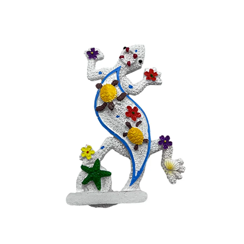 Custom Theme Resin Handicraft Refrigerator Tourist Souvenir Magnet with Magnetic Sticker Fridge Magnets