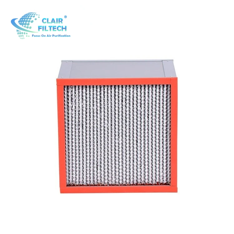 High Efficiency Synthetic Fiber Hepa H13 Air Filter Pleated Hepa Filters