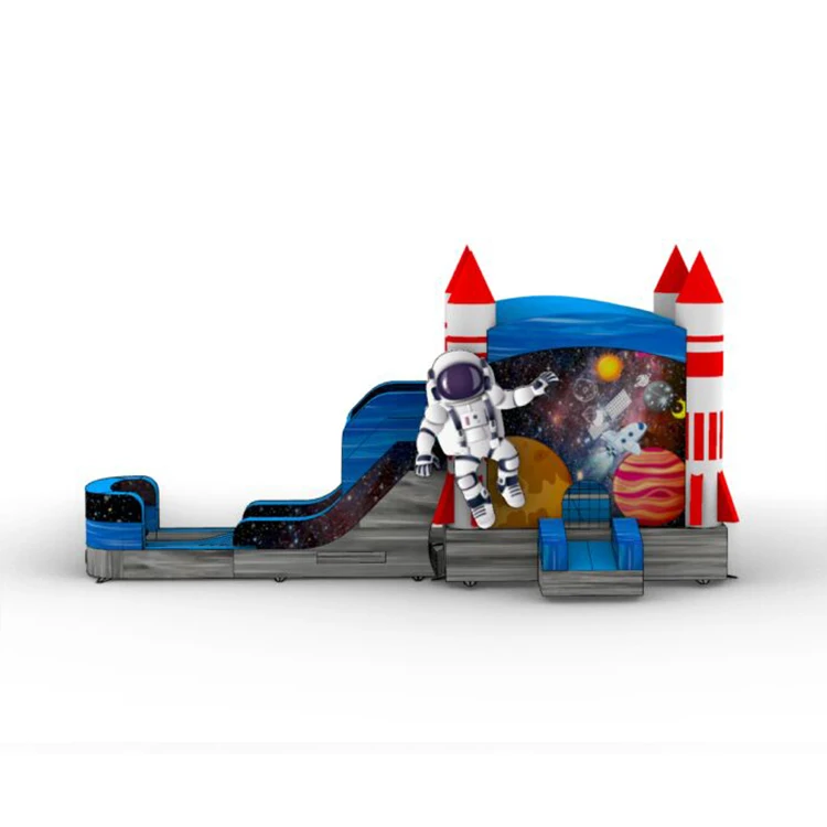 Manufacturer Inflatable Castle Combo with Slide Outdoor Inflatable Bouncy Castle with Slide