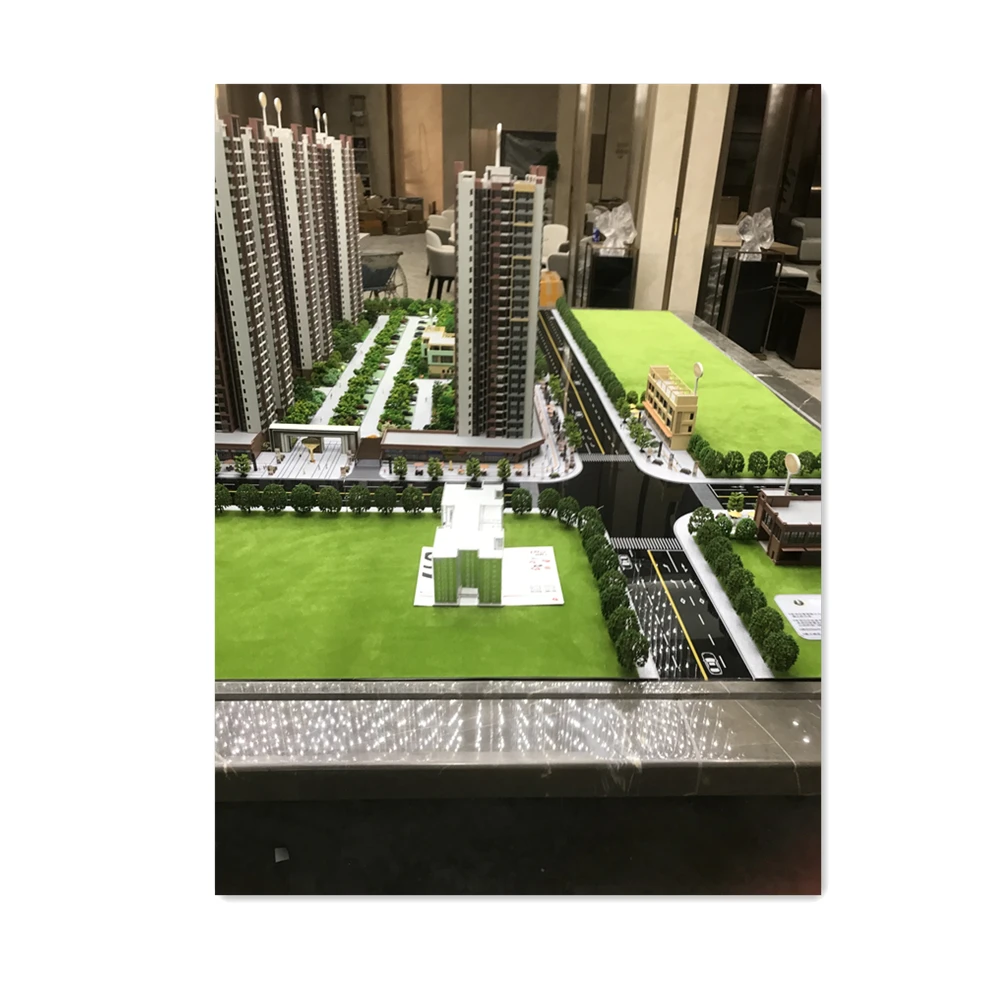 Latest Contemporary Scenery Model and land layout scale model for showing /making all kinds of customized building models