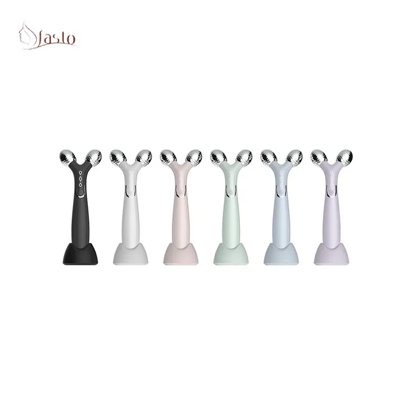 Facial 3D Massage Roller EMS Microcurrent Face Lifting Facial Roller Vibrating EMS sales well