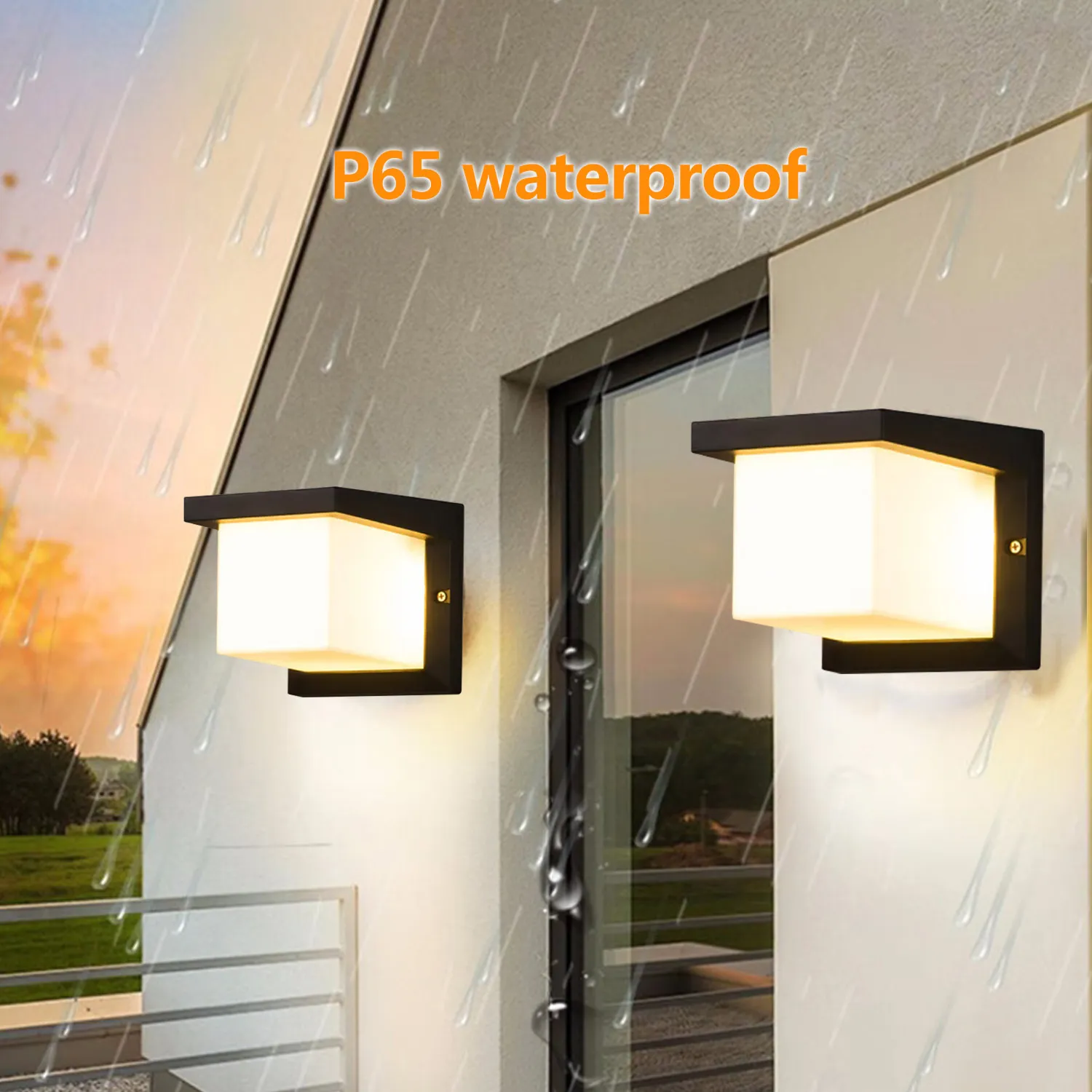 outdoor lighting waterproof Ip65 ip68 outdoor led garden  wall light outdoor led permanent christmas lights