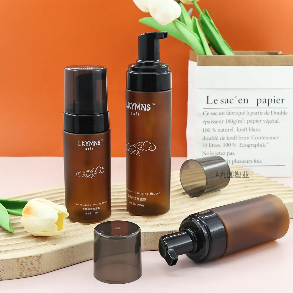 60ml frosted foam bottle for Cream and Lotion Cosmetics Travel Empty Container Mousse Toothpaste Bottles